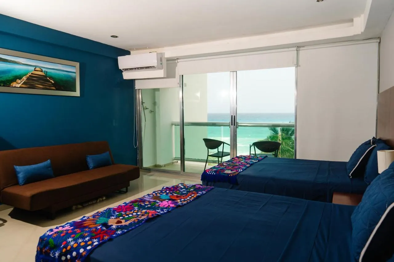 Villa Ocean Front View à Cancún Hébergement de vacances