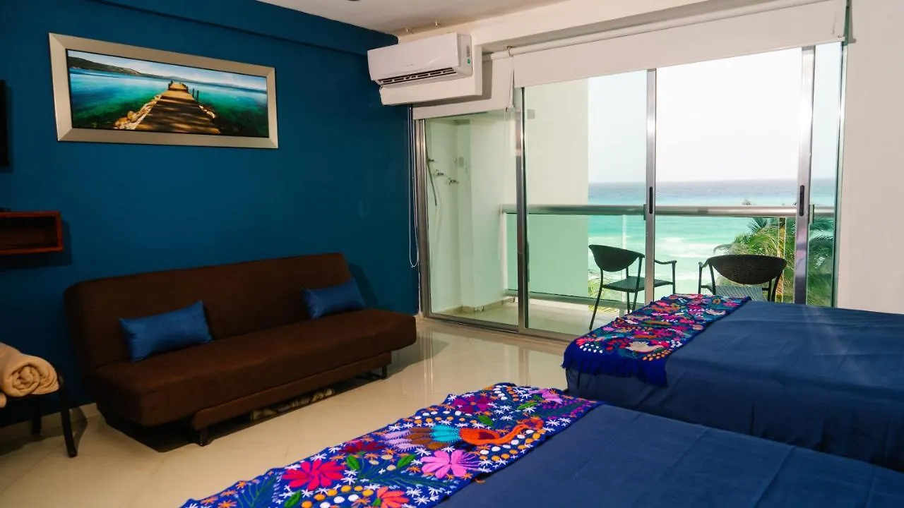 Villa Ocean Front View à Cancún Hébergement de vacances